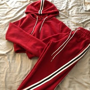 Crop Top Sweatsuit